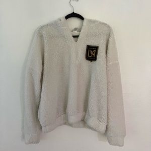 fleece pullover LAFC sweater